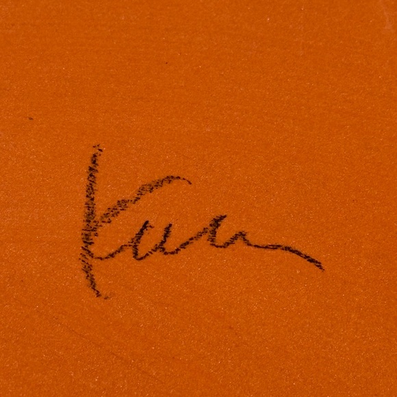 Abstract Studio Art Pottery Hand Made Decorative Plate Signed - Picture 6 of 6